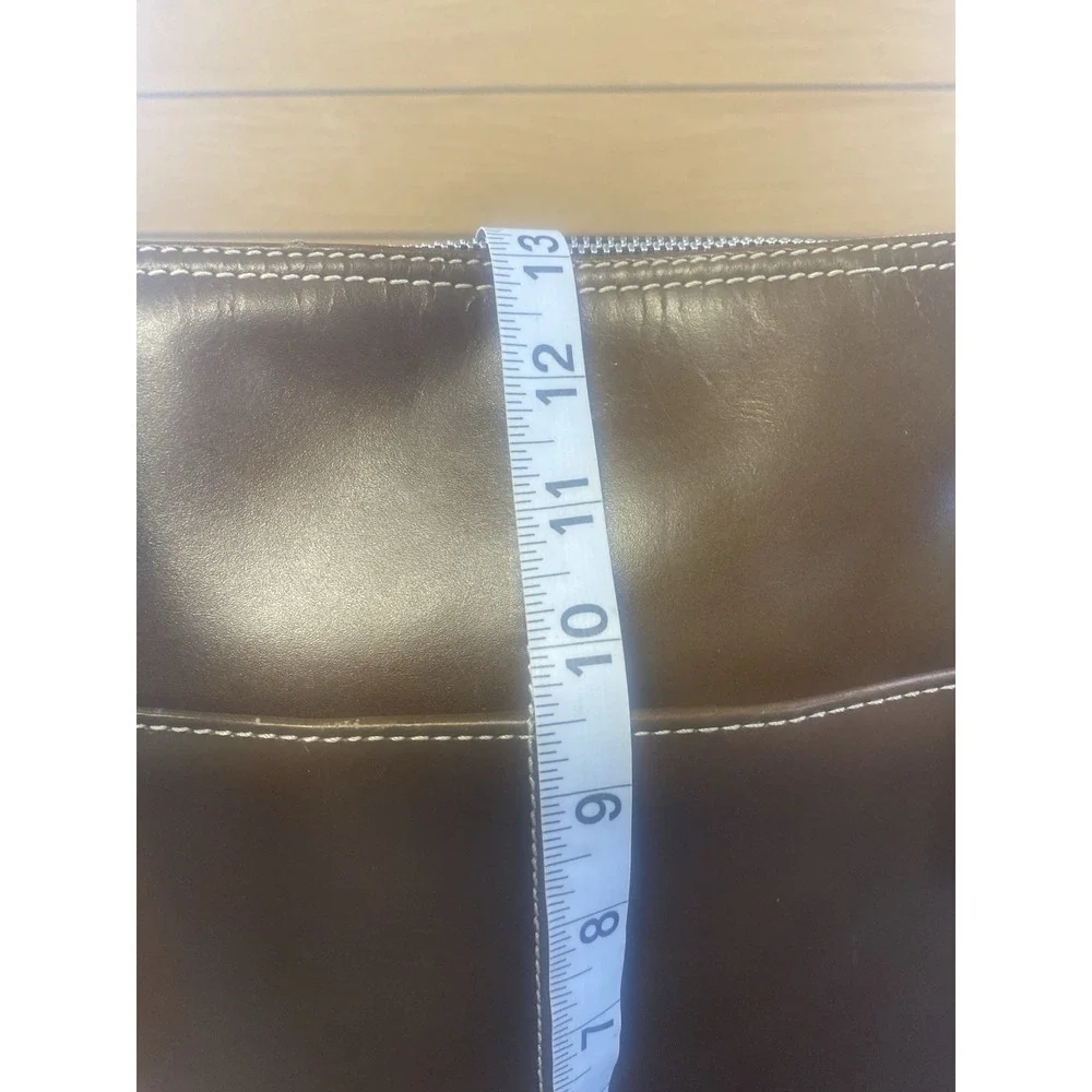 Latico Brown Leather Business Tote/Laptop/Messenger Bag